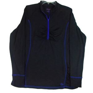 Cruel Women's Black~Purple Full Zip Light Jacket Size XL Pockets‎